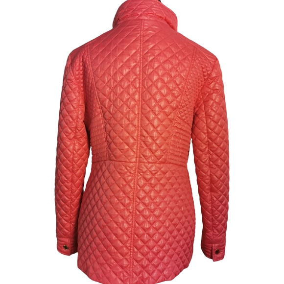 Via Spiga Quilted Jacket in Salmon - Sz M - Picture 4 of 8
